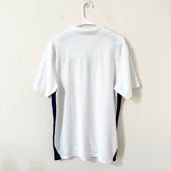 Under Armour Men's New England Patriots White Embroidered Polo Shirt Size Large - Picture 8 of 9